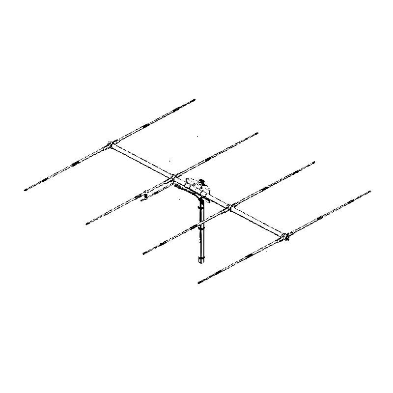ANTENA KIERUNKOWA CB SY-4 26,5-30MHz 13. 15dBi 584x403x10cm