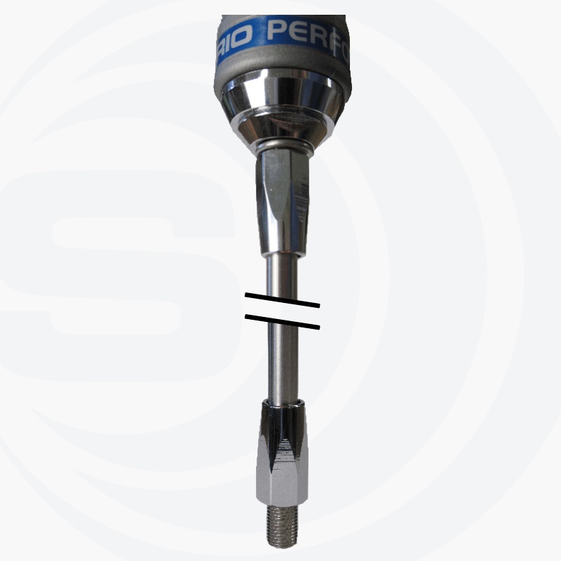 ANTENA SAM. CB PERFORMER-5000 3/8 208cm b/kabla 3/8×24 zwoje! 1500W