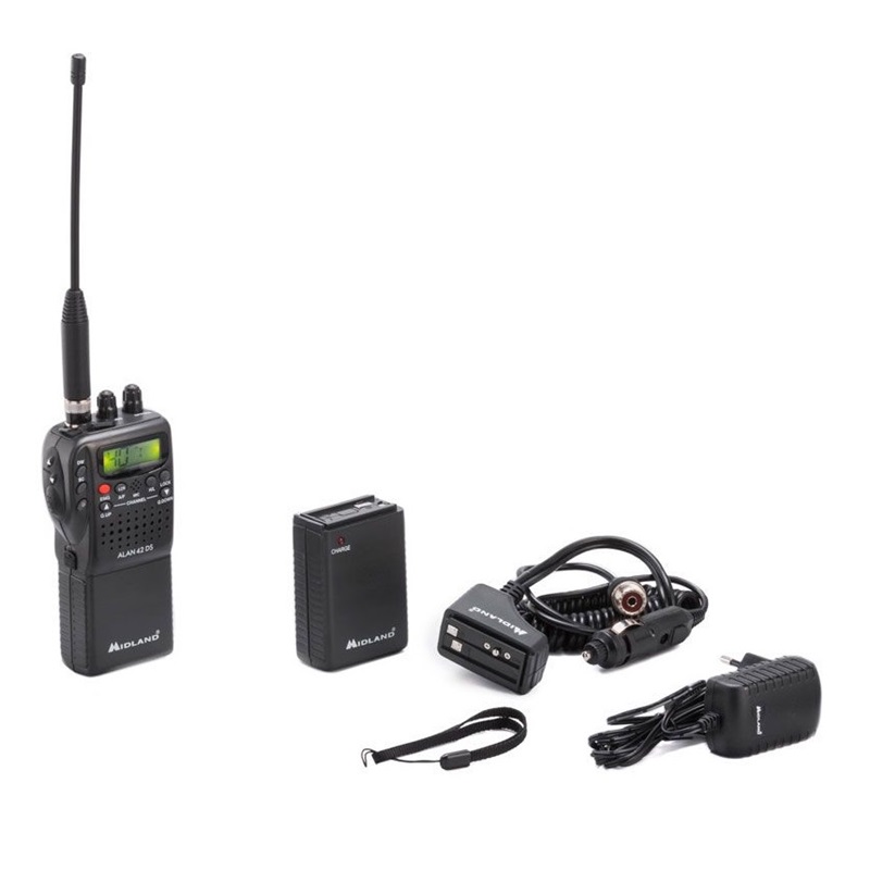 RADIO CB ALAN-42 DS AM/FM-GW ręczne digi tal squelch