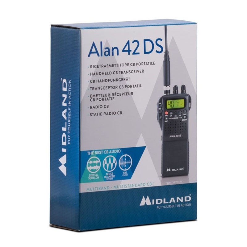 RADIO CB ALAN-42 DS AM/FM-GW ręczne digi tal squelch