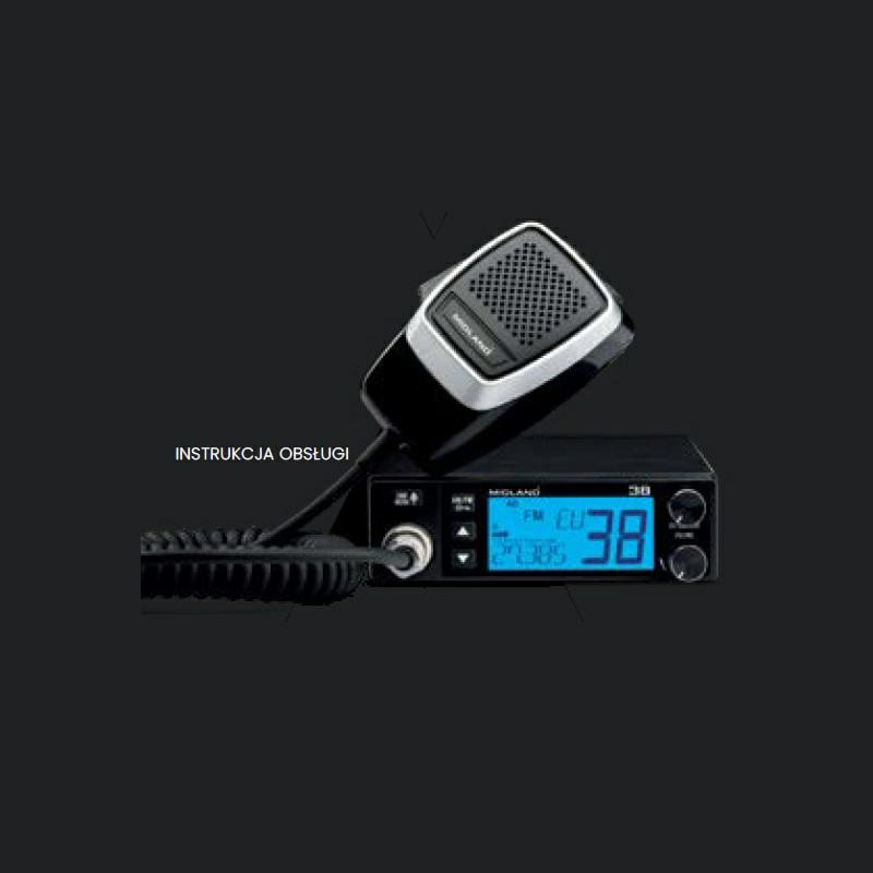RADIO CB MIDLAND 38 AM/FM/ASQ/VOX 12/24V  BG