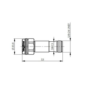 TŁUMIK N 3dB 2W 10GHz