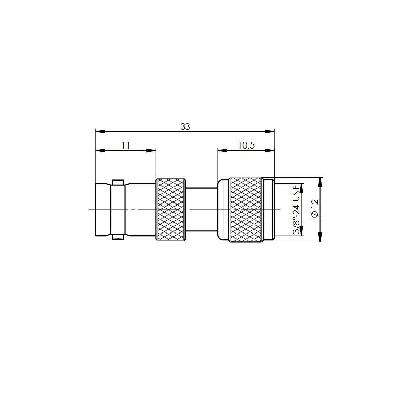 BNC-MiniUHF REDUKCJA F-M