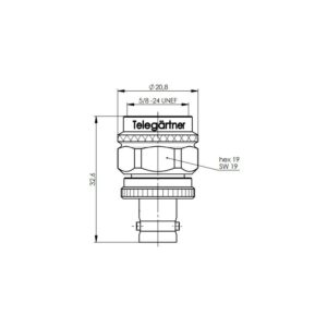 BNC-N REDUKCJA F-M (ex.J01008C0825)