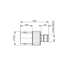 BNC-SMA REDUKCJA F-F