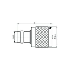 BNC-UHF REDUKCJA F-M
