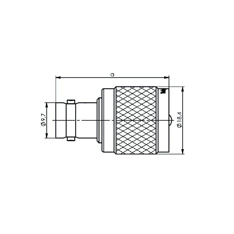 BNC-UHF REDUKCJA F-M