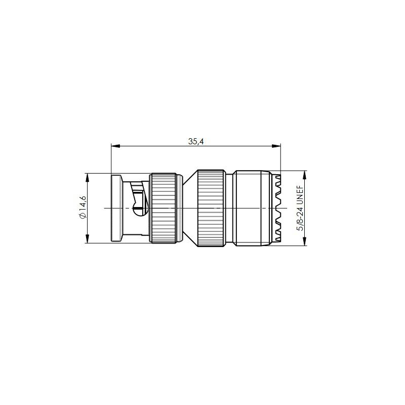 BNC-UHF REDUKCJA M-F