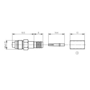 FME-F GNIAZDO NA CNT240/H155 zagn/zagn G30/G54