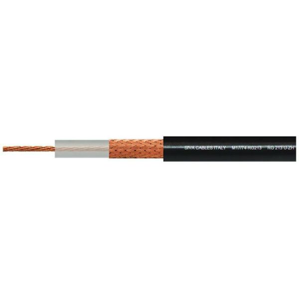 KABEL KONCENTR. RG-213U-ZH 10,3mm linka  ZeroHalogen MIL-C-17F