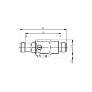 ODGROMNIK GAZOWY 230V N-F/N-F 3,8GHz  kapsula w komplecie