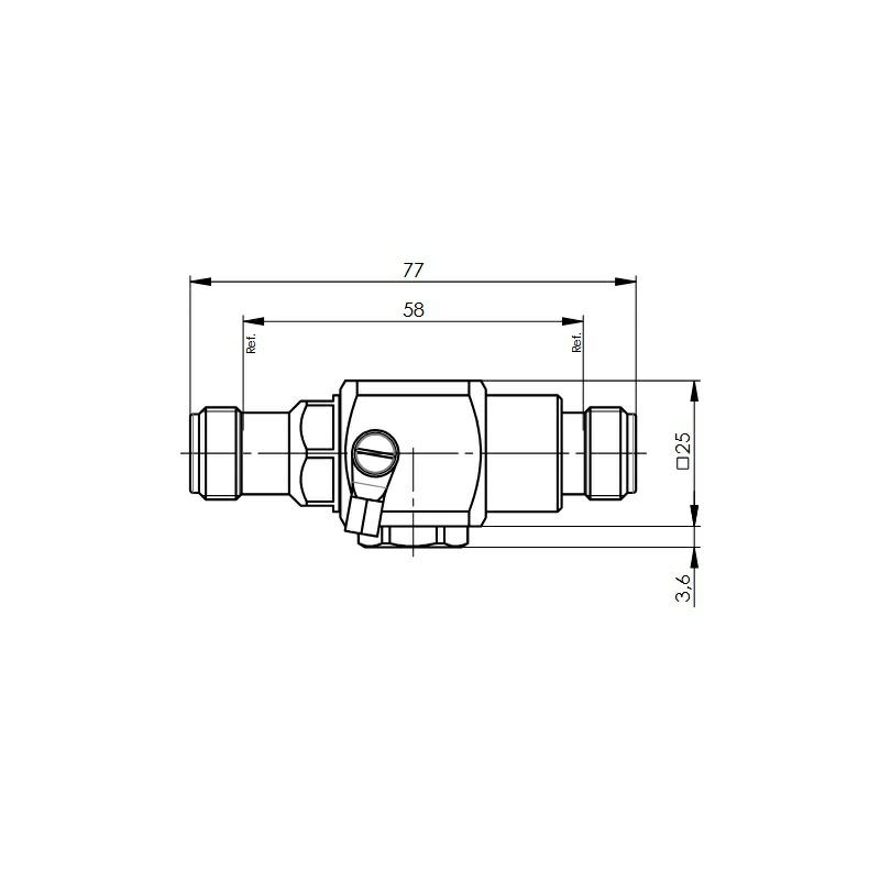ODGROMNIK GAZOWY 230V N-F/N-F 3,8GHz  kapsula w komplecie