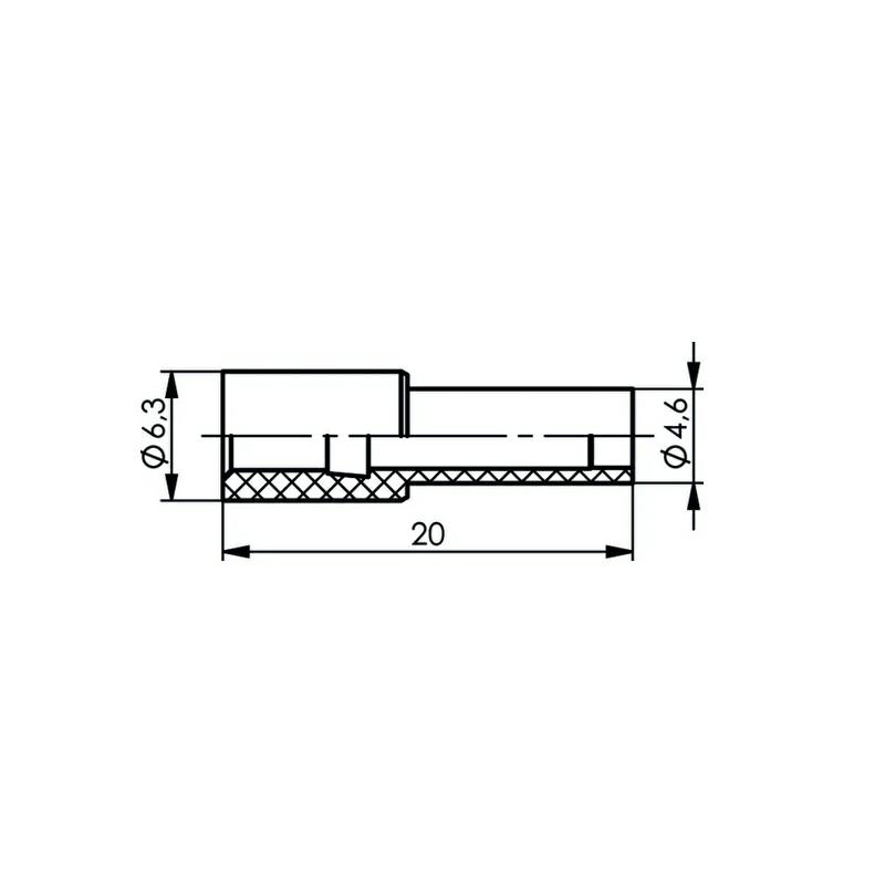 USZTYWNIENIE DO KABLA RG-174/188/316 czarne
