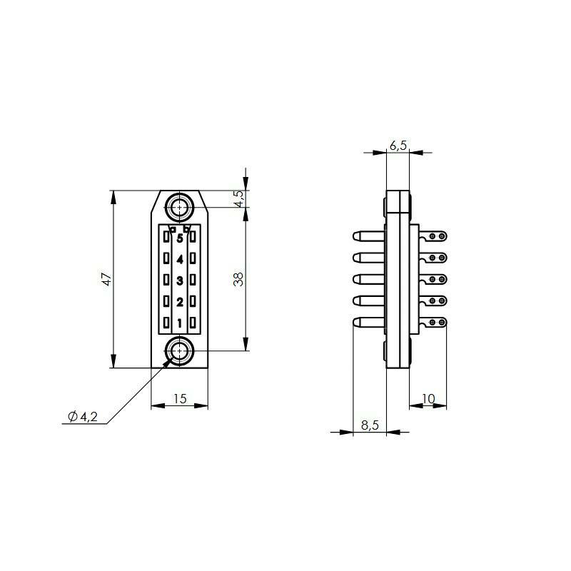 M WTYK MULTIPIN A10 DIN41618