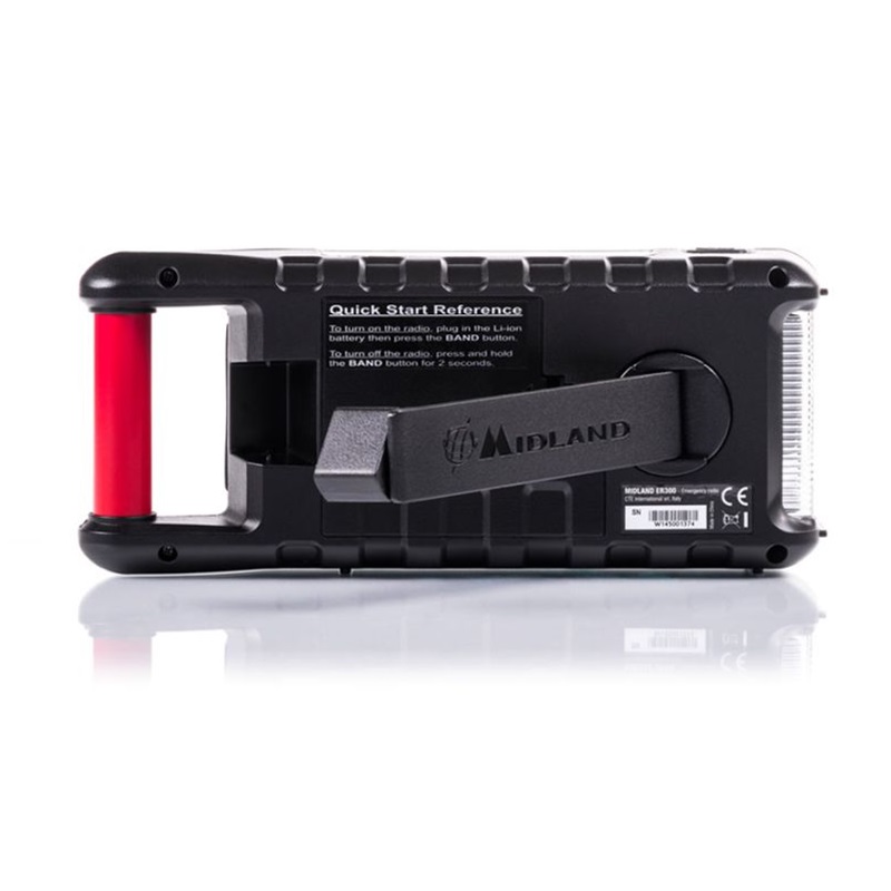 RADIO ALARMOWE MIDLAND ER300 AM/FM  dyna mo/solar/USB latarka 2000mAh Li-Ion
