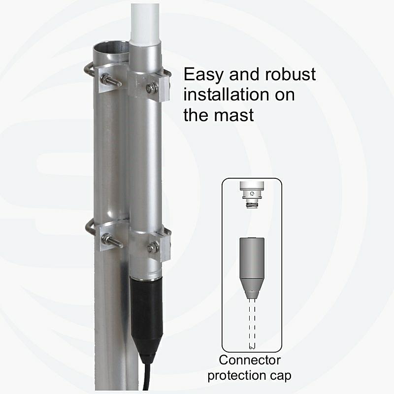 ANTENA BAZOWA VHF SPO 145-5 145-160MHz 5dBi 100W N-F 274cm