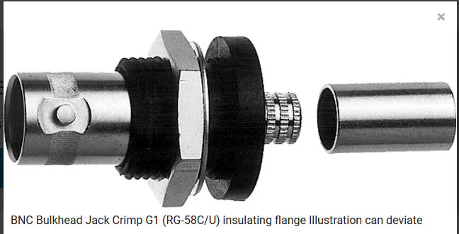 BNC-F GNIAZDO NA RG58  zagn/zagn