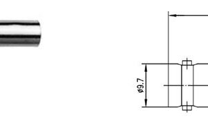 BNC-F GNIAZDO NA RG58  zagn/zagn