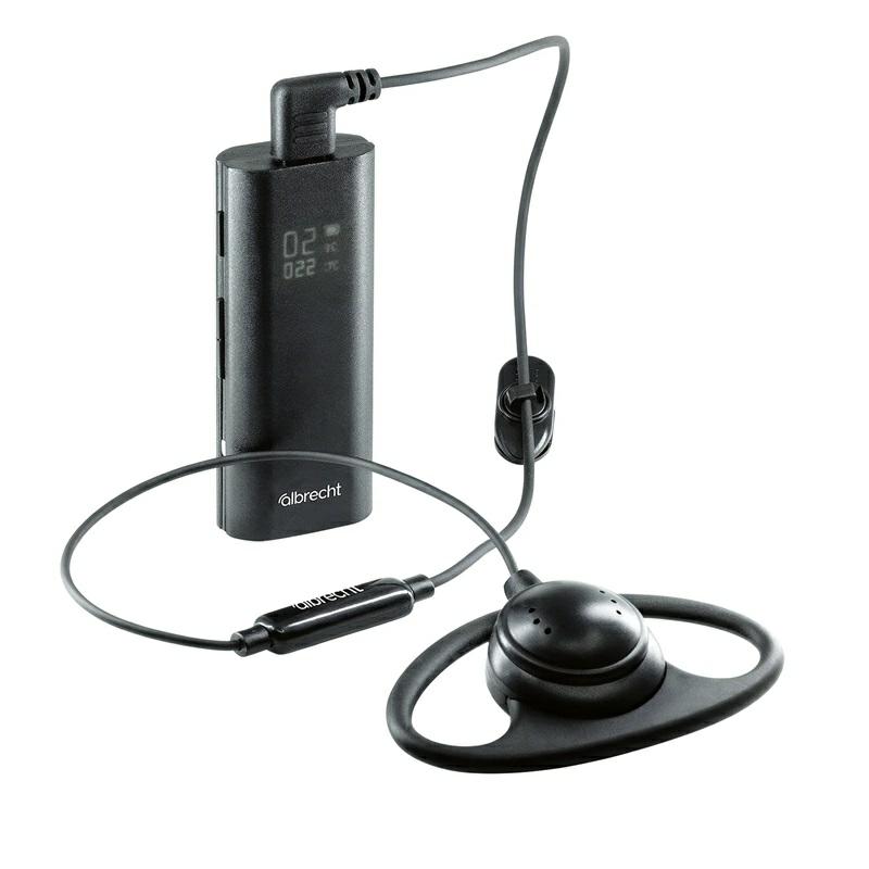 SŁUCHAWKA NAUSZNA TECTALK BIZ 50cm+PTT  kształt C