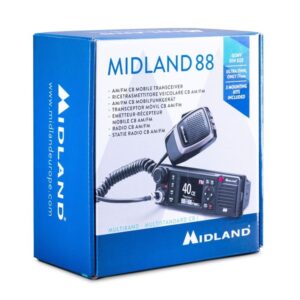 RADIO CB MIDLAND M-88 AM/FM 12/24V   rozmiar DIN
