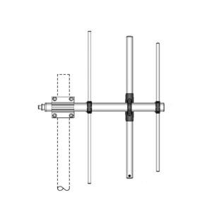 ANTENA KIERUNKOWA WY108-3N 108-137MHz  3elem/N-F 7.5dBi