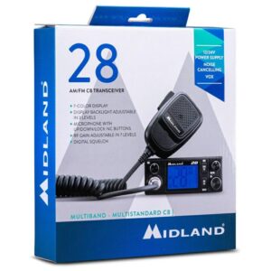 RADIO CB MIDLAND 28 AM/FM/ASQ/VOX 12/24V