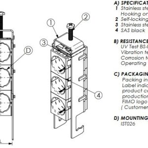 UCHWYT DO KABLA 1/2″S 13-14mm płaskow.